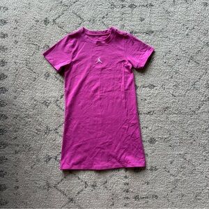 Girl’s Nike Jordan Pink T-Shirt Dress